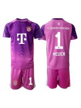 Bayern Munich Manuel Neuer #1 Målvakt Replika Tredje Kläder Barn 2025-26 Kortärmad (+ byxor)